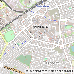 Map of Swindon, Wiltshire