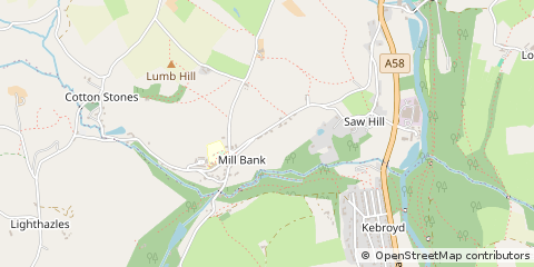 Map of Sowerby Bridge