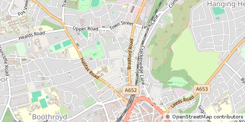 Map of Dewsbury