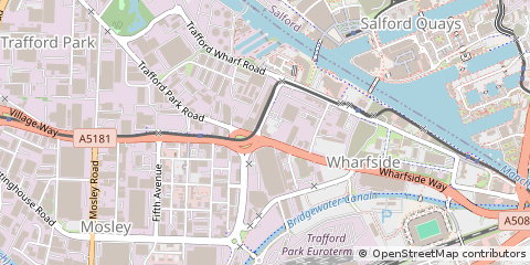 Map of Manchester