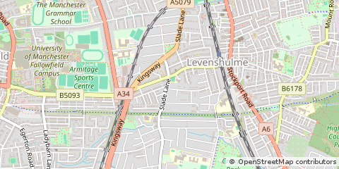 Map of Manchester