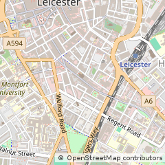 Map of Leicester