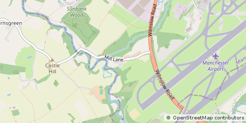 Map of Cheshire