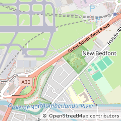 Map of Feltham, Middlesex