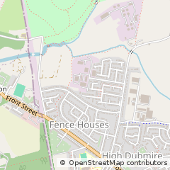 Map of Houghton LE Spring