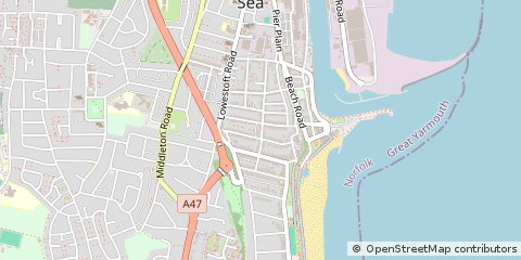 Map of Great Yarmouth