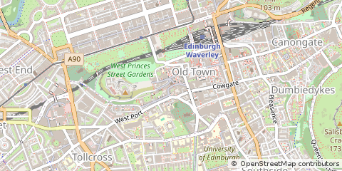 Map of Edinburgh