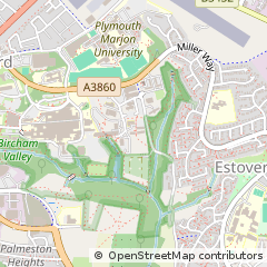 Map of Plymouth, Devon