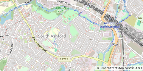 Map of House, Musgrove Stores, Ashford, Kent