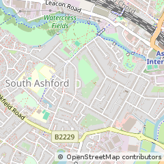 Map of House, Musgrove Stores, Ashford, Kent