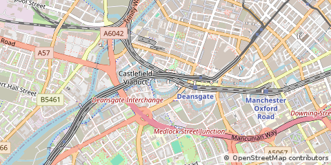 Map of Castlefield, Manchester
