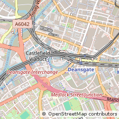 Map of Castlefield, Manchester