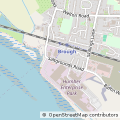 Map of Brough, East Yorkshire