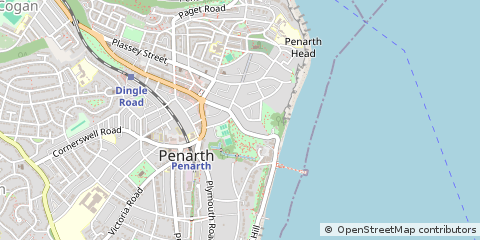 Map of Penarth
