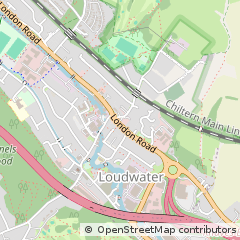 Map of High Wycombe, Bucks