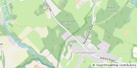 Map of Fordingbridge, Hampshire