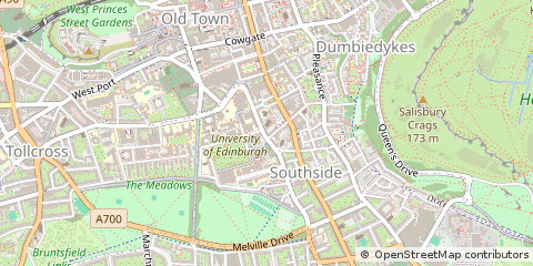 Map of Edinburgh