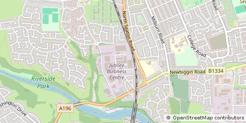 Map of Northumberland