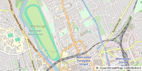 Map of Worcester