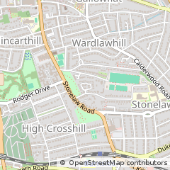 Map of Rutherglen