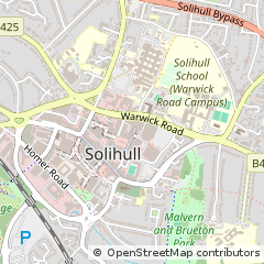 Map of Solihull