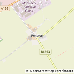 Map of Tranent, East Lothian