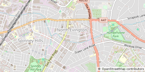 Map of Leicester