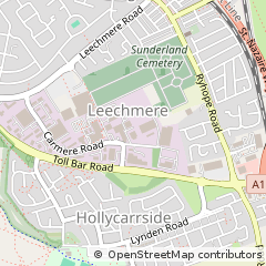Map of Sunderland
