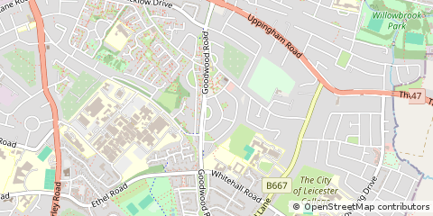 Map of Leicester