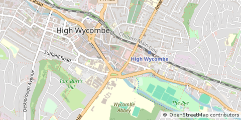 Map of High Wycombe