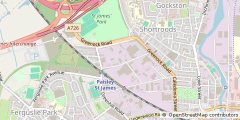 Map of Paisley