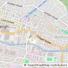 Map of Leigh, Greater Manchester