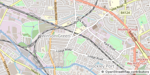 Map of Birmingham, West Midlands