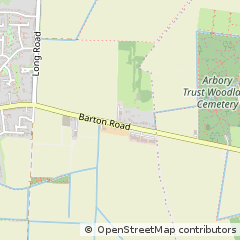 Map of Comberton, Cambridge