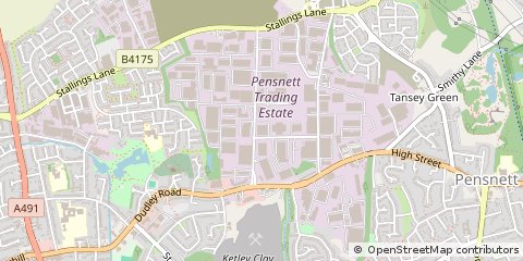 Map of Kingswinford, West Midlands