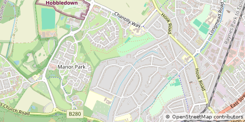 Map of Epsom