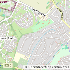 Map of Epsom