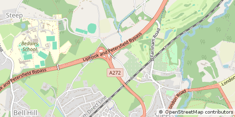 Map of Petersfield, Hampshire