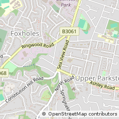 Map of Poole, Dorset