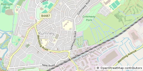 Map of Cardiff