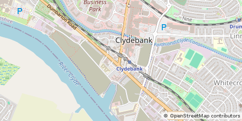 Map of Glasgow, Strathclyde