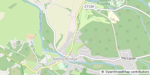 Map of Nethy Bridge, Inverness-Shire