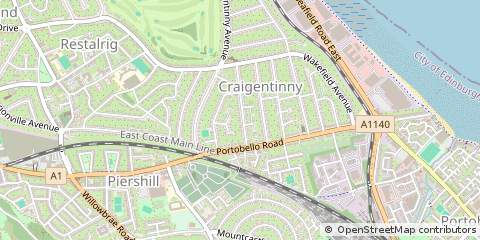 Map of Edinburgh