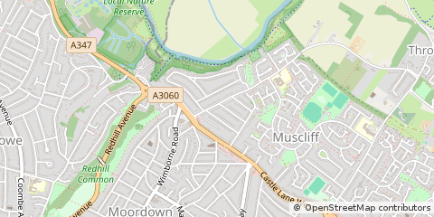 Map of Bournemouth
