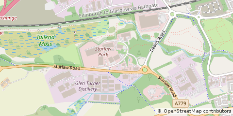 Map of Livingston, West Lothian