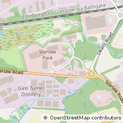 Map of Livingston, West Lothian