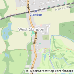 Map of Guildford, Surrey