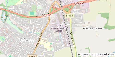 Map of Dereham