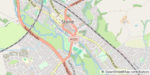 Map of Stone, Staffordshire