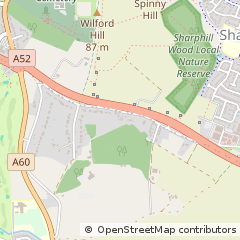 Map of Nottingham, Nottinghamshire